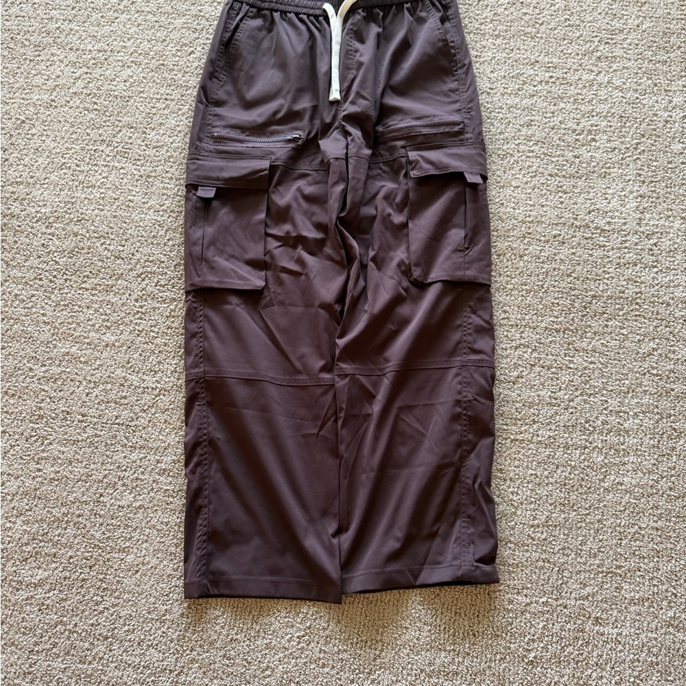 Brown Cargo Pants with Classic Design